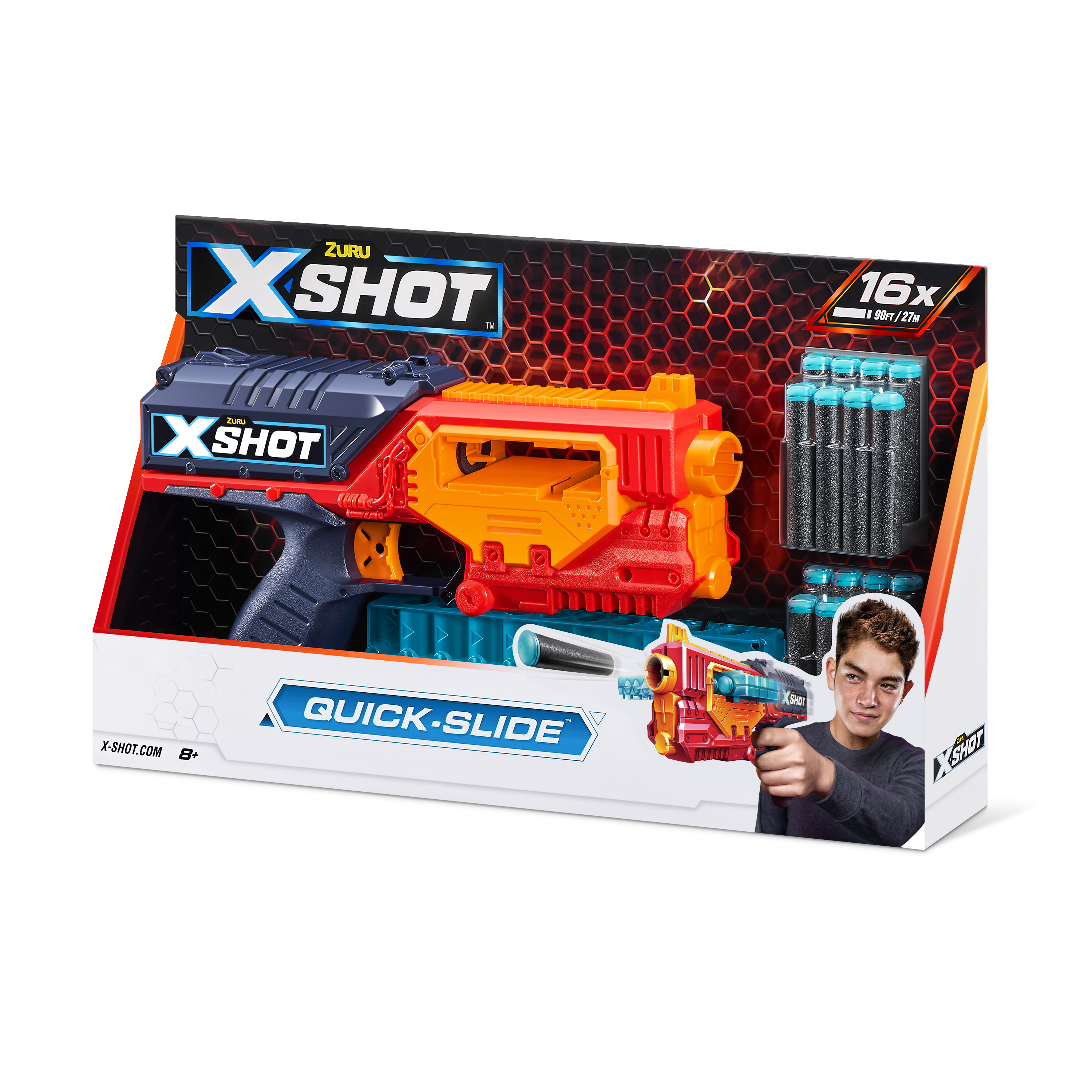Игровой набор для стрельбы ZURU X-Shot «Ексель – Куик - Слайд»— магазин-салютов.рус